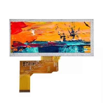 6.5 inch 800*320 RGB 40pins connector TFT LCD display optional resistive touch screen 6.5